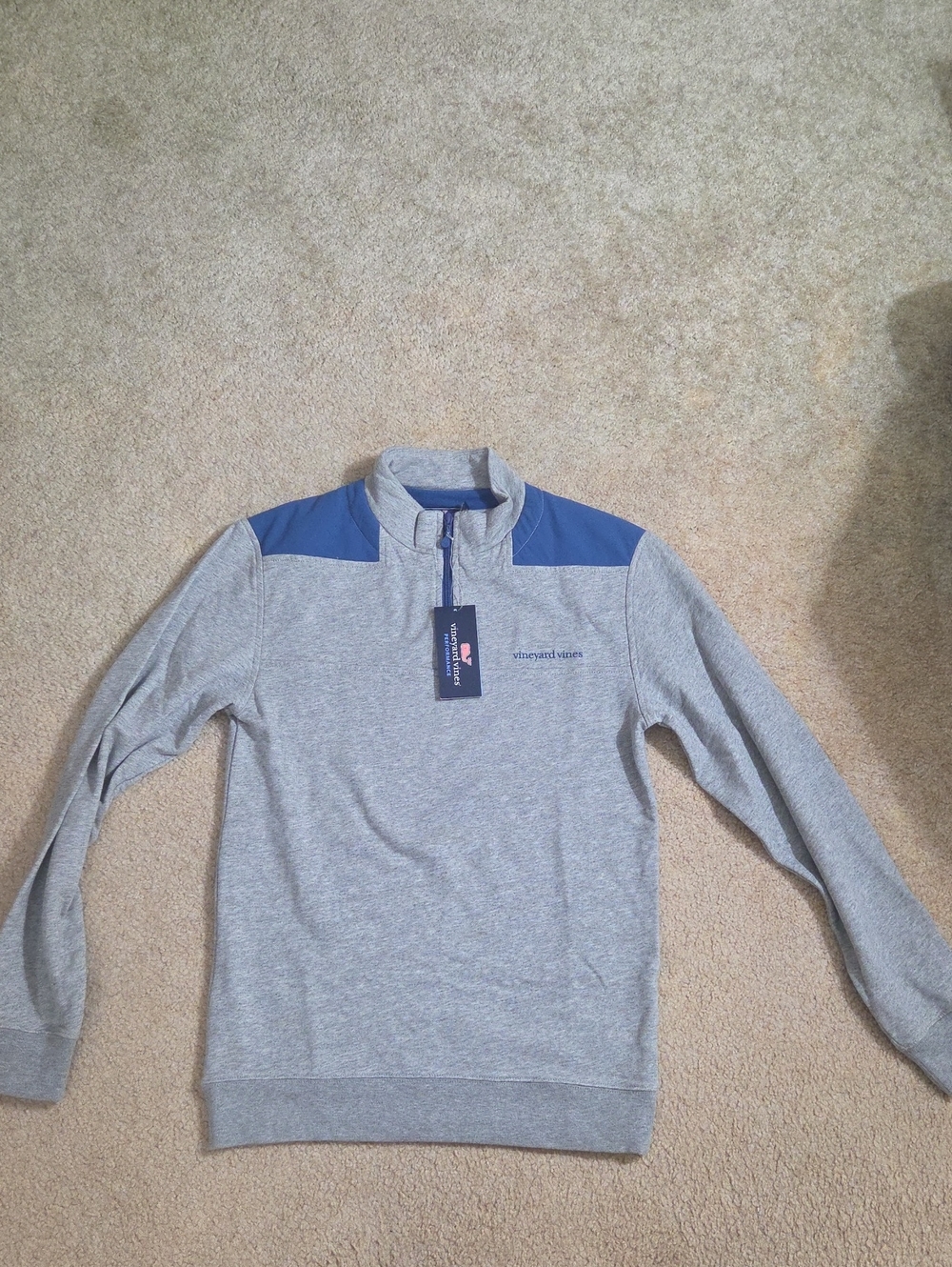 NEW Vineyard Vines Performance Sweatshirt Quarter-Zip Shep Shirt